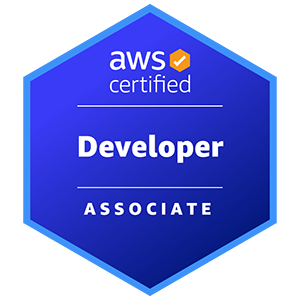 AWS Developer certification badge