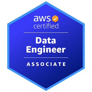 AWS Data Engineer certification badge